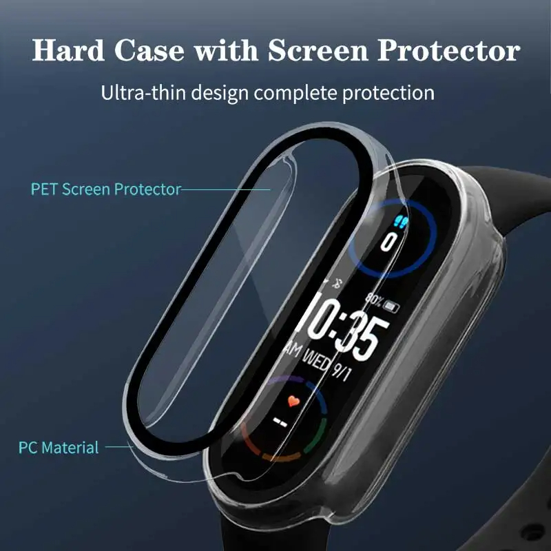 Tempered Glass+PC Case For Xia - Smartwatch Watches For Girls 评论和价格