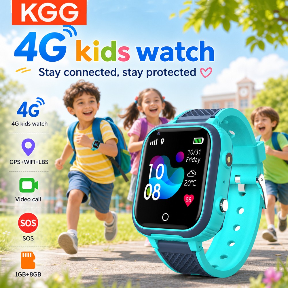 4G Kids Smart Watch Video Call - Smartwatch Watches For Kids With Gps 评论和价格