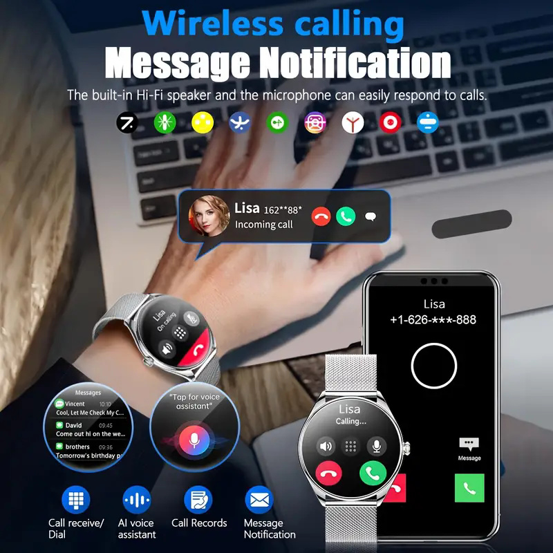 2026 New Ultra Thin Smart Watc - Watches Ladies Smartwatch 评论和价格