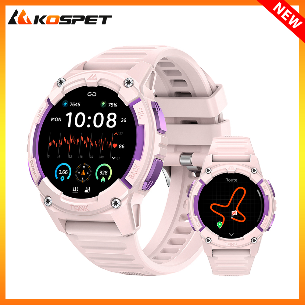 KOSPET TANK S2 GPS Smart Watch - Smartwatch Watches For Women With Gps 评论和价格