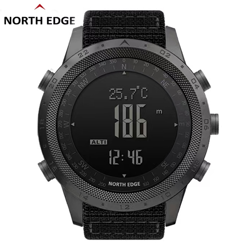 NORTH EDGE DESERT Men Digital  - Altimeter Compass Watch 评论和价格