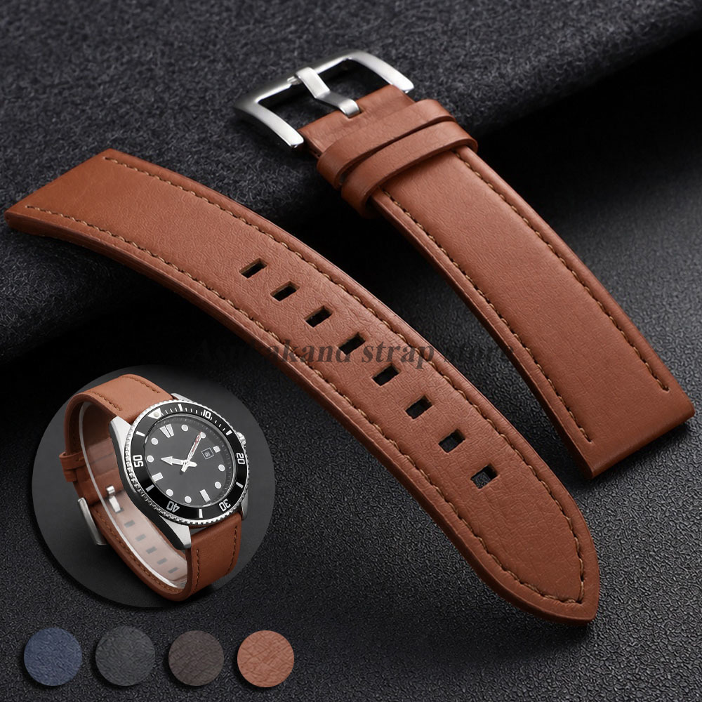 Stitching Leather Watch Band U - Watches Rolex Smartwatch 评论和价格