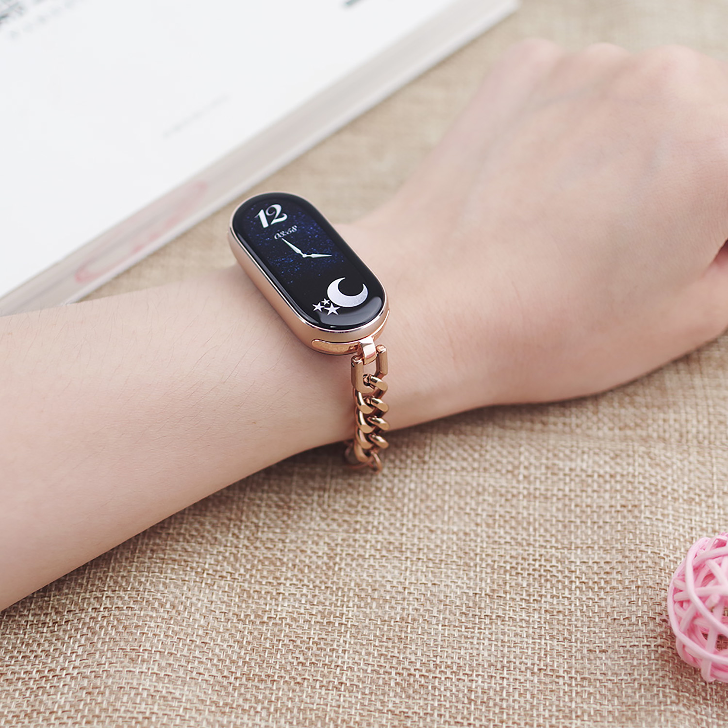 For Mi band 11 Strap Chain Wri - Watches Ladies Smartwatch 评论和价格