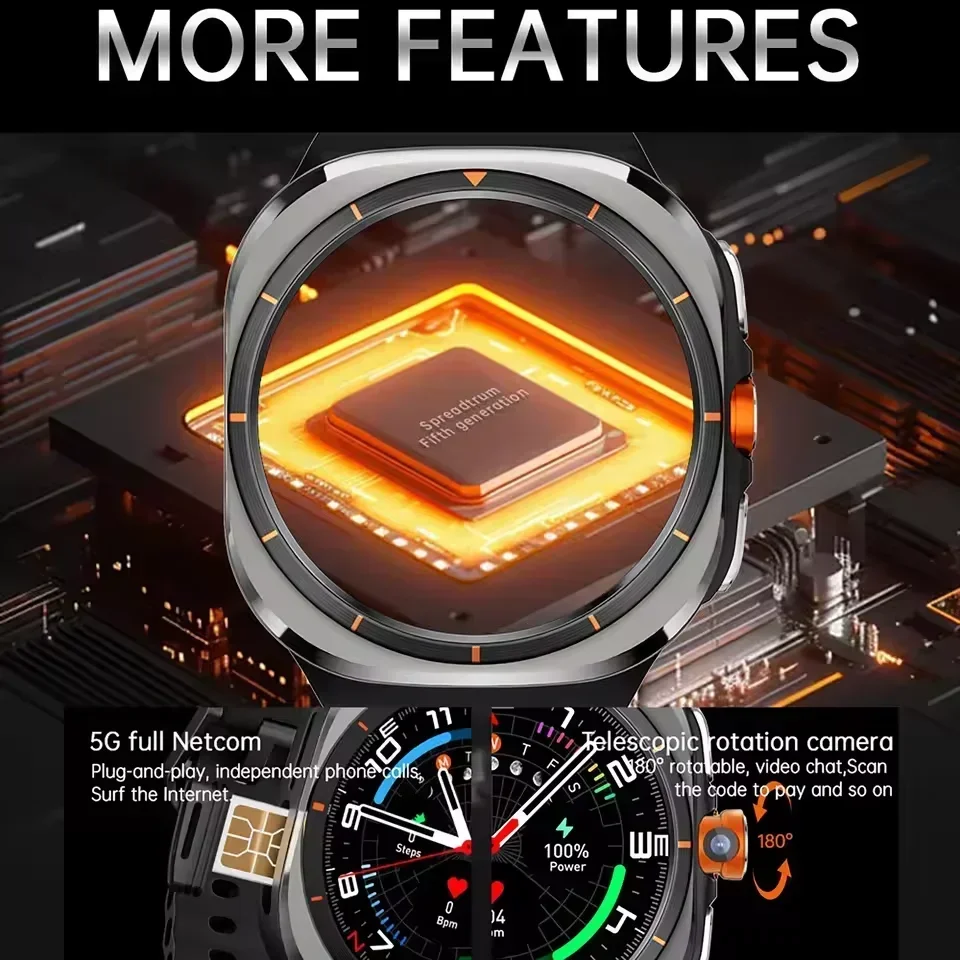 U8 Smart Watch 4G 5G Rotatable - Smartwatch Watches For Women With Gps 评论和价格
